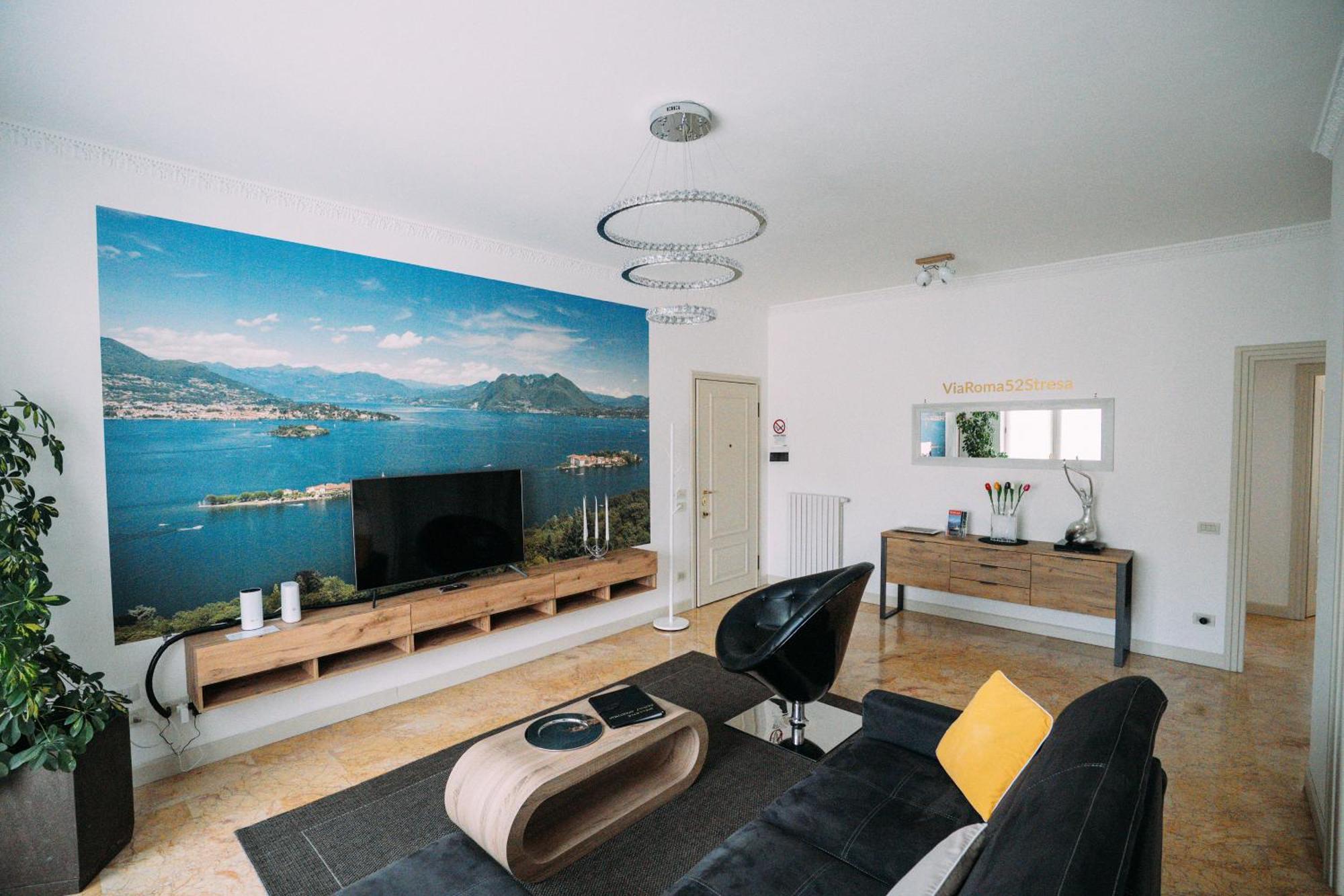 Family Apartment Vista Lago สเตรซา ภายนอก รูปภาพ
